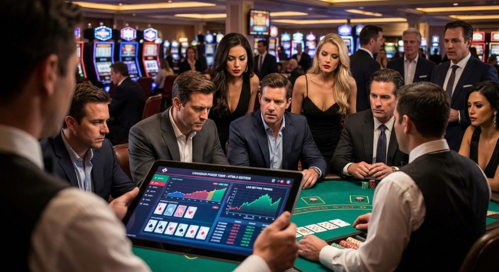 strip poker HTML5 betting Canada